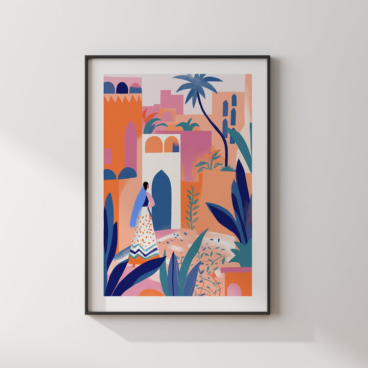 Marrakech Print | Moroccan Wall Art | Morocco Travel Print