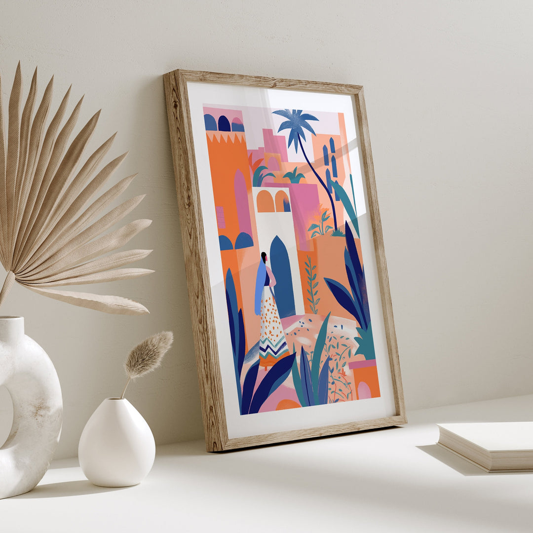 Marrakech Print | Moroccan Wall Art | Morocco Travel Print