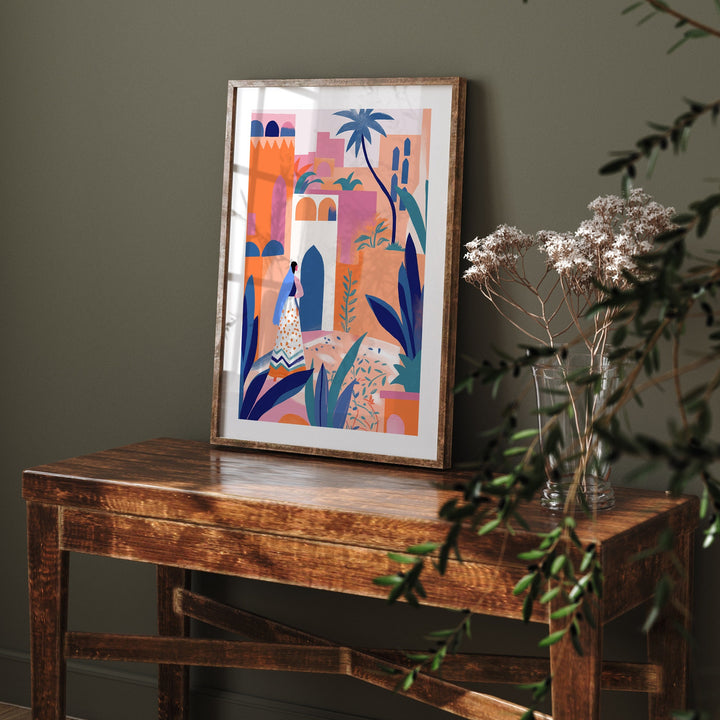 Marrakech Print | Moroccan Wall Art | Morocco Travel Print