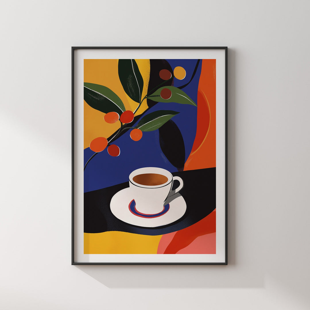 Coffee Poster Espresso Wall Art Print | Drink Coffee Art | Kitchen Decor