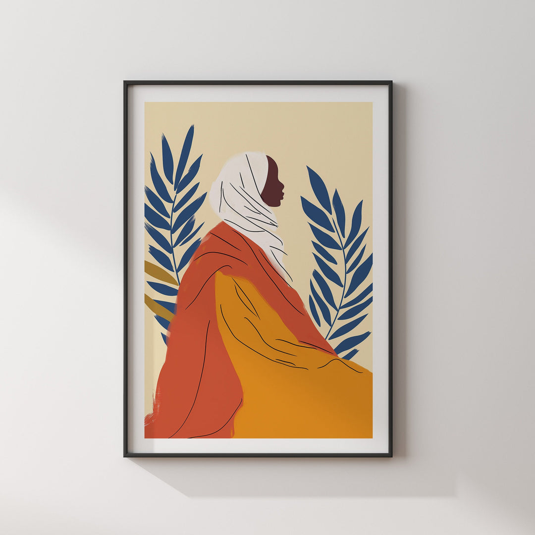 Sudanese Wall Art Print | Women of Africa Collection | Sudan Wall Art | Sudan Travel Print