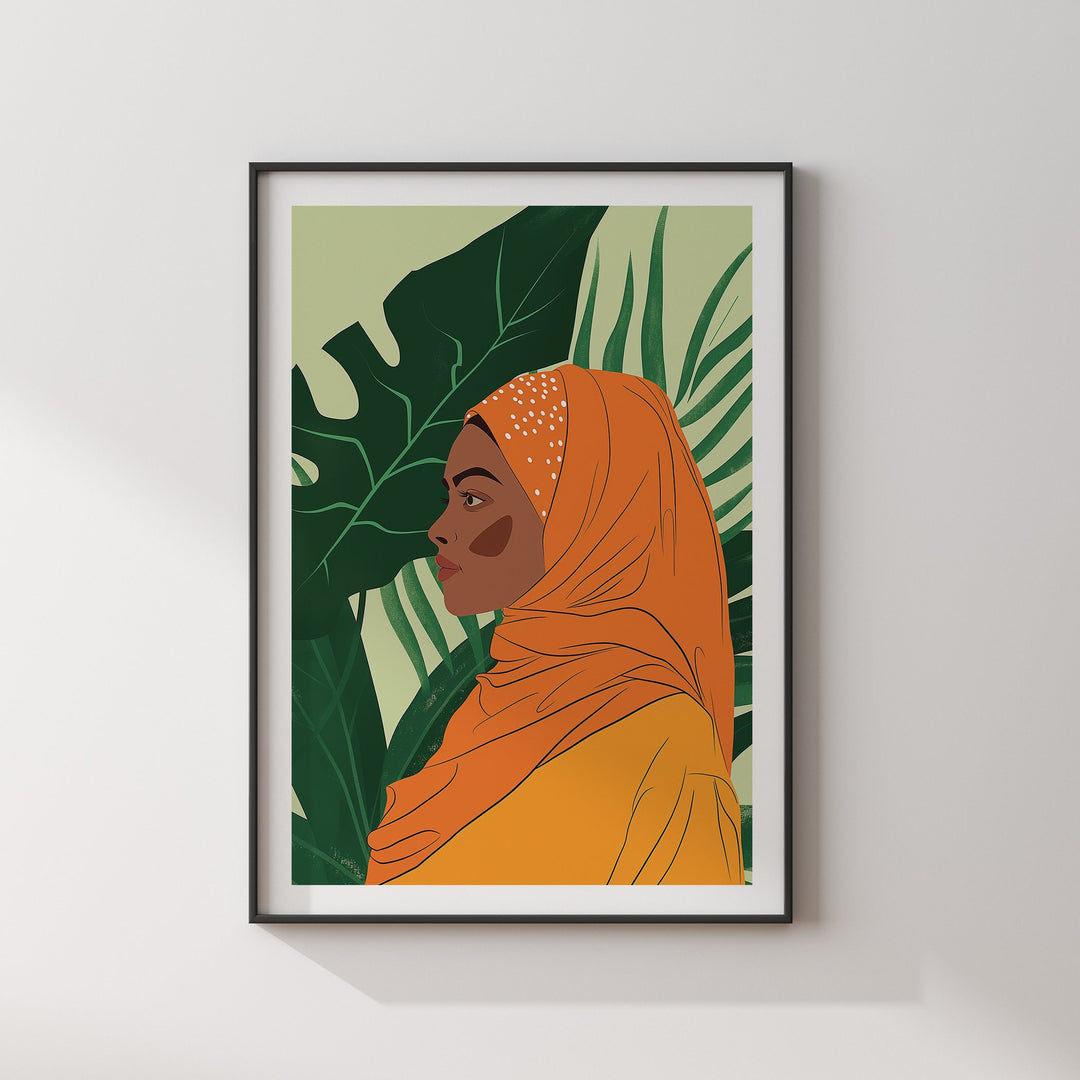 Sudanese Wall Art Print | Women of Africa Collection | Sudan Wall Art | Sudan Travel Print