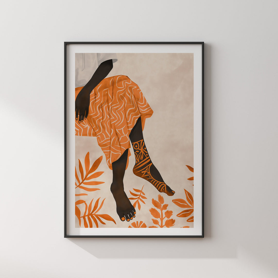 African Woman Print | Women of Africa Collection | African Legs Wall Art