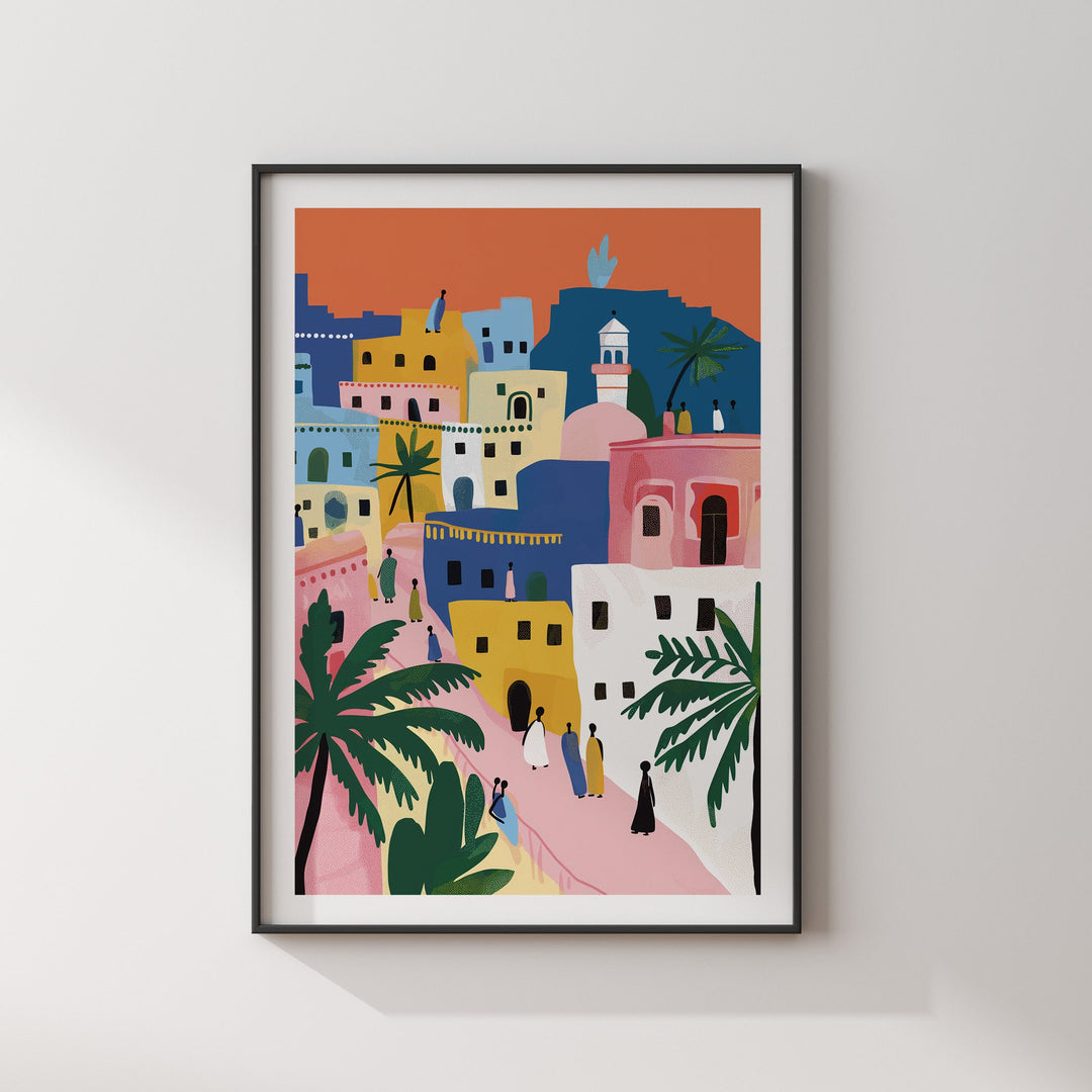 Mogadishu Print Somalia Wall Art Print | Cities of Africa Collection | Somalia Wall Art | Somalia Travel Print
