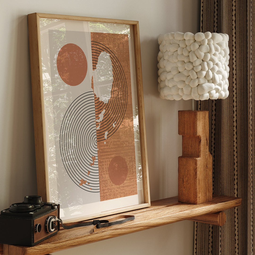 Saint Vincent and The Grenadnes Map Wall Art Print | Boho Mid Century