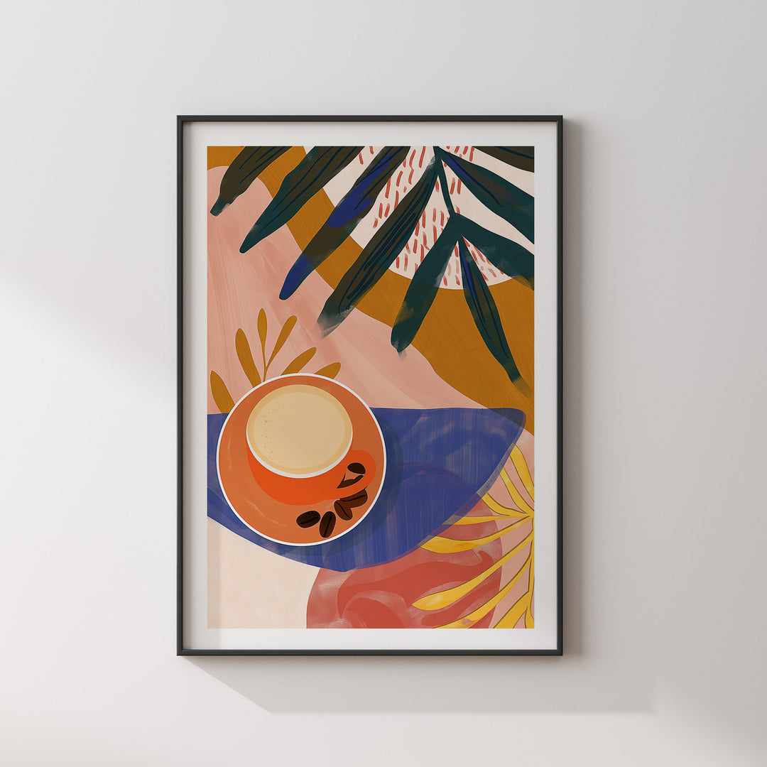 Coffee Poster Espresso Wall Art Print | Drink Coffee Art | Kitchen Decor
