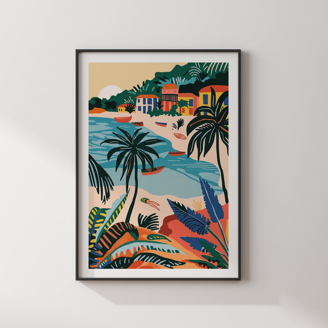 Haiti Wall Art Print | Haiti Travel Poster