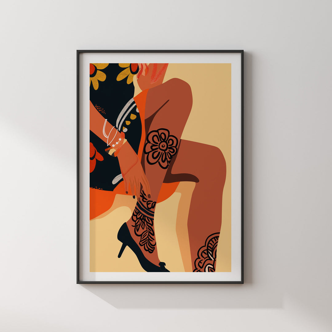 African Woman Print | Women of Africa Collection | African Legs Wall Art