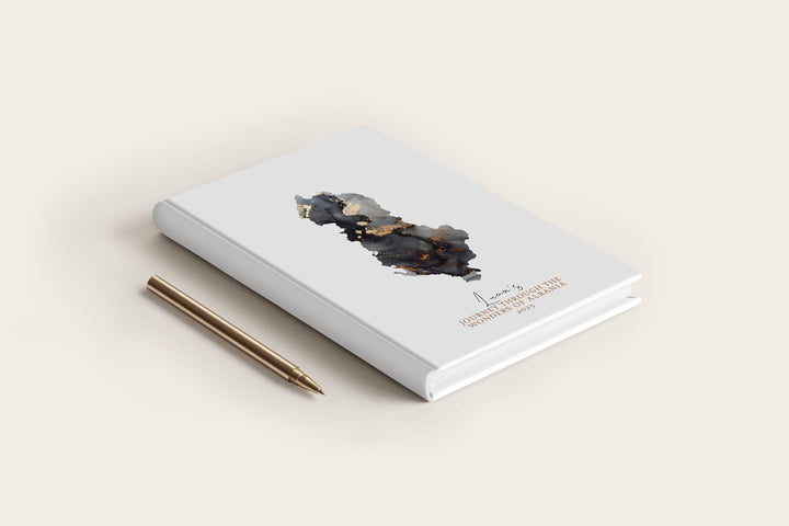 Albania Travel Journal Personalised Travel Diary Notebook Country Albania Map Custom Map Planner