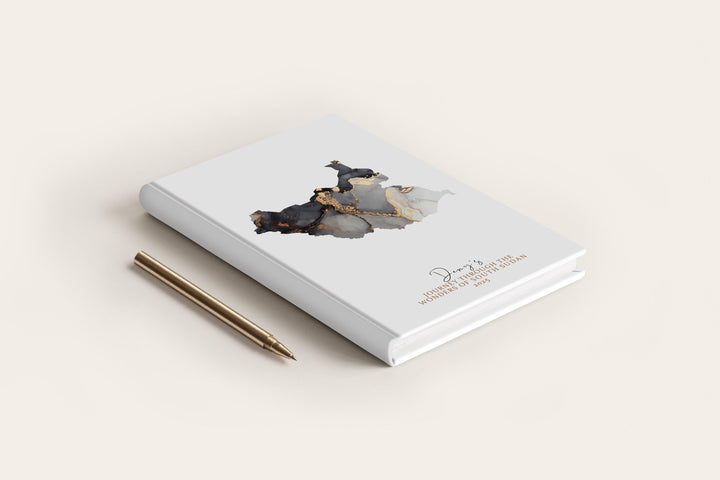 South Sudan Travel Journal Personalised Travel Diary Notebook Country South Sudan Map Custom Map Planner