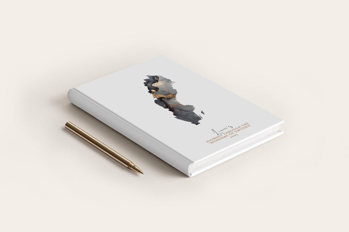 Sweden Travel Journal Personalised Travel Diary Notebook Country Sweden Map Custom Map Planner