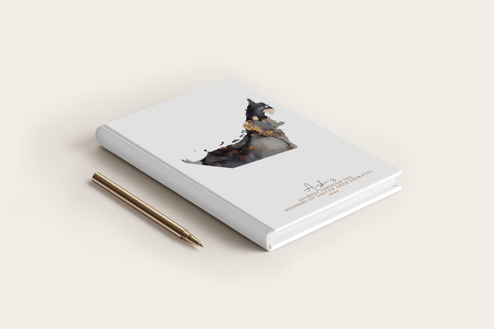 United Arab Emirates Travel Journal Personalised Travel Diary Notebook Country United Arab Emirates Map Custom Map Planner