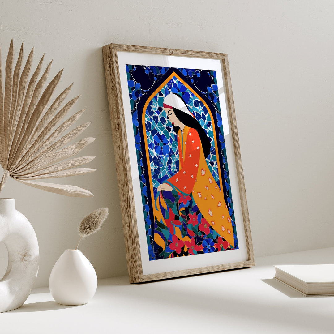 Moroccan Woman Wall Art Print | Women of Africa Collection | Moroccan Wall Art | Morocco Travel Print