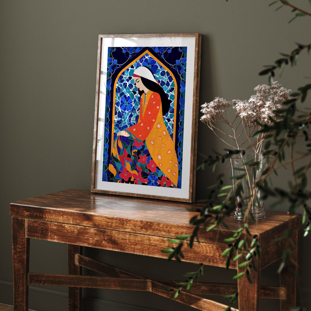 Moroccan Woman Wall Art Print | Women of Africa Collection | Moroccan Wall Art | Morocco Travel Print