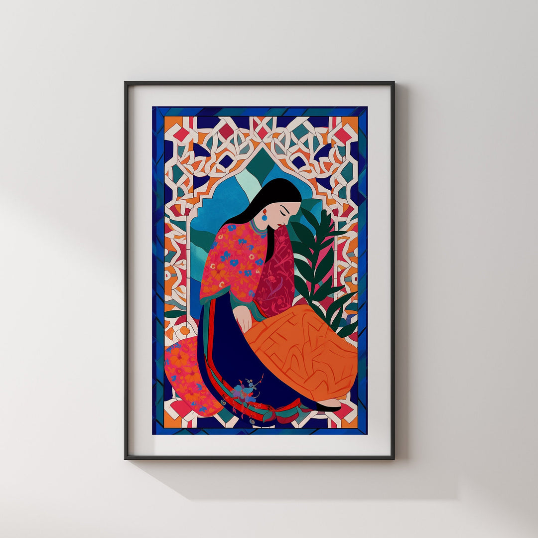 Moroccan Woman Wall Art Print | Women of Africa Collection | Moroccan Wall Art | Morocco Travel Print