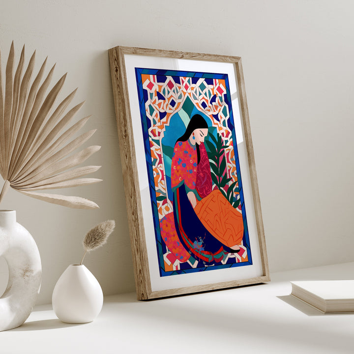 Moroccan Woman Wall Art Print | Women of Africa Collection | Moroccan Wall Art | Morocco Travel Print