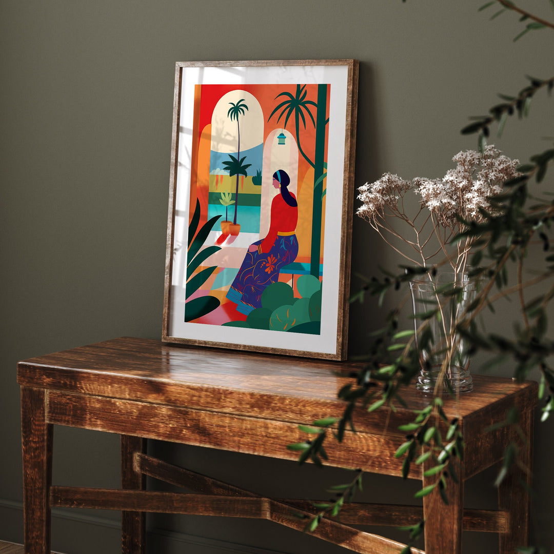 Morocco Print | Women of Africa Collection | Moroccan Wall Art | Morocco Travel Print