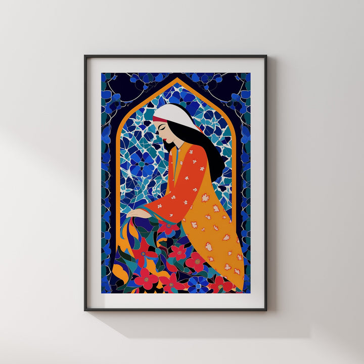 Moroccan Woman Wall Art Print | Women of Africa Collection | Moroccan Wall Art | Morocco Travel Print