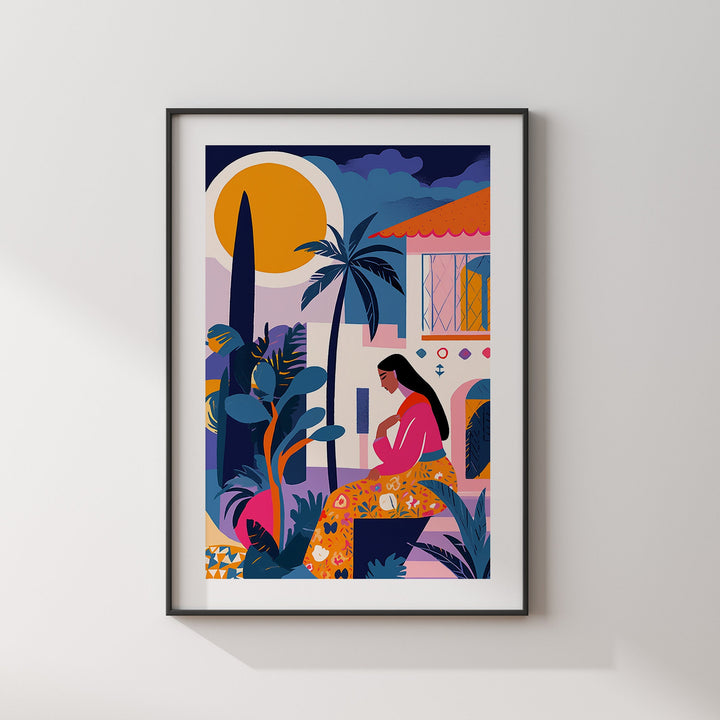 Marrakech Wall Art Print | Women of Africa Collection | Moroccan Wall Art | Morocco Travel Print