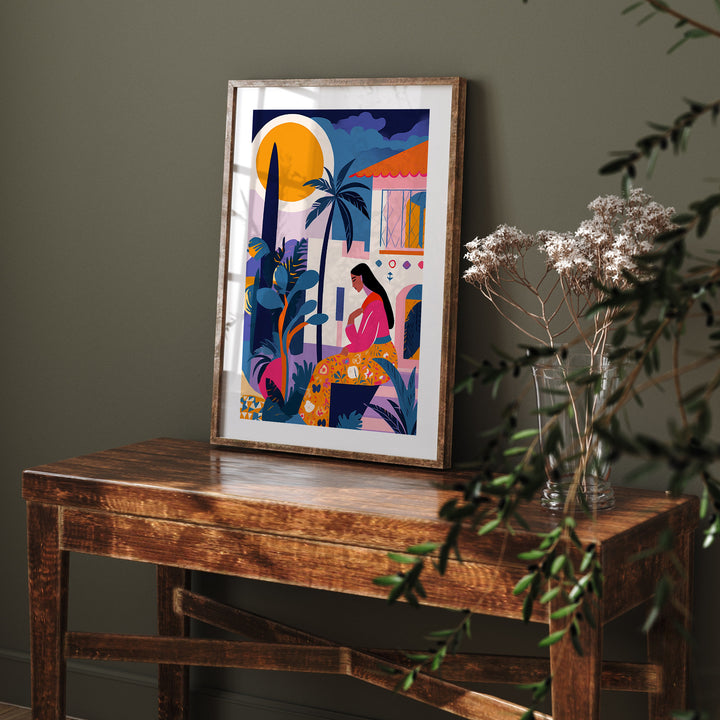 Marrakech Wall Art Print | Women of Africa Collection | Moroccan Wall Art | Morocco Travel Print