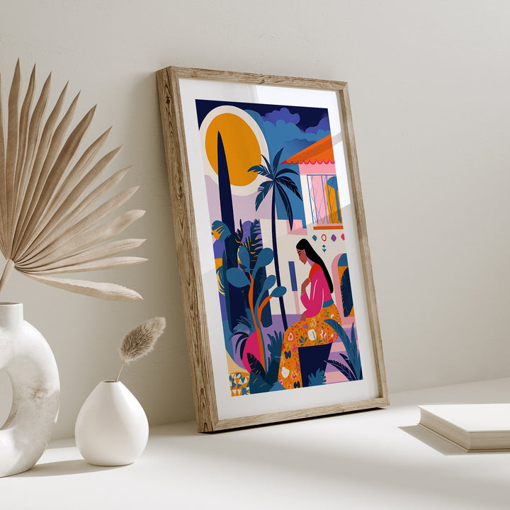 Marrakech Wall Art Print | Women of Africa Collection | Moroccan Wall Art | Morocco Travel Print