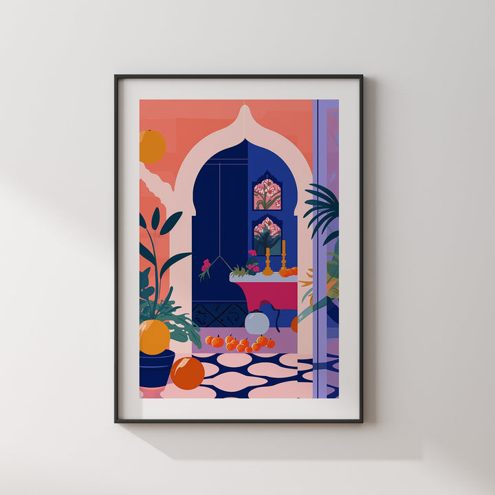 Marrakech Wall Art Print | Moroccan Wall Art | Morocco Travel Print