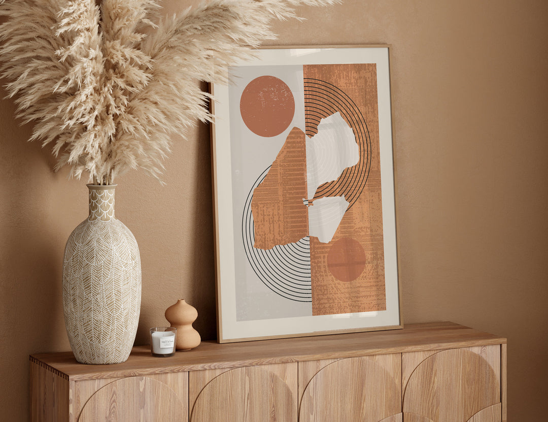 Djibouti Map | Boho Mid Century Bangladesh Wall Art Print