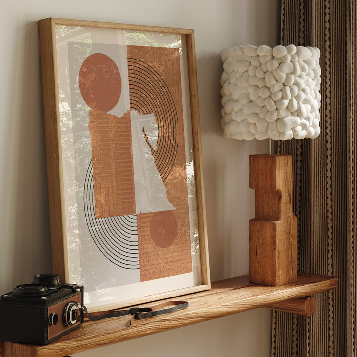 Egypt Map | Boho Mid Century Bangladesh Wall Art Print