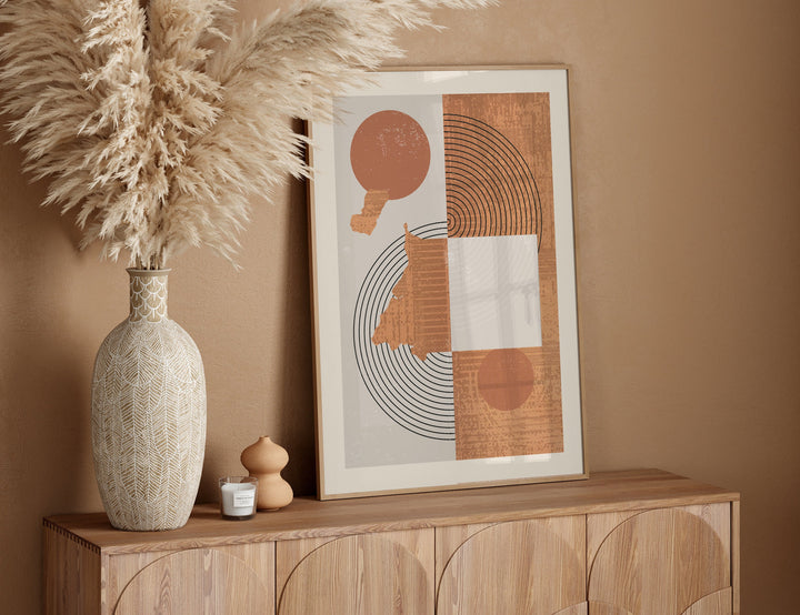 Equatorial Guinea Map | Boho Mid Century Bangladesh Wall Art Print