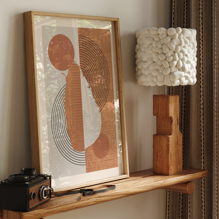 Sri Lanka Map Wall Art Print | Boho Mid Century | Srilanka