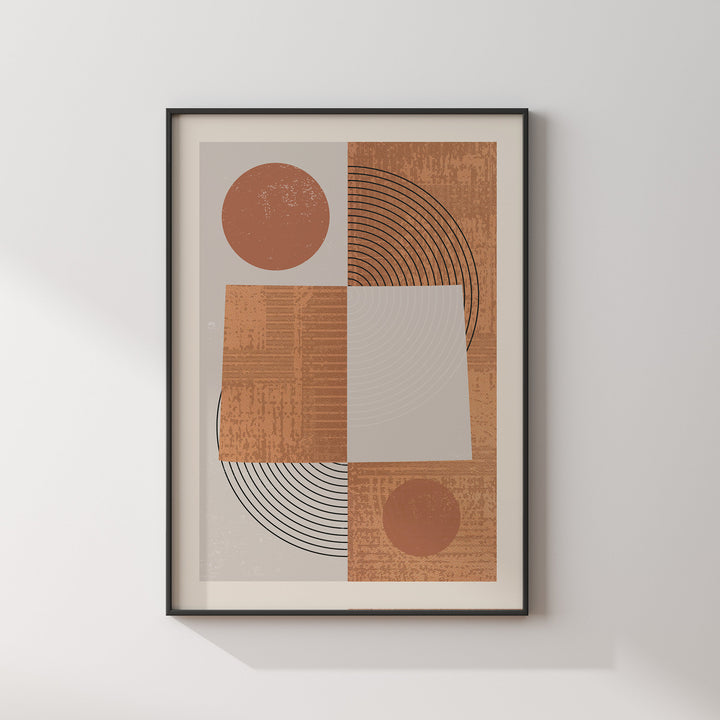 Colorado Map Wall Art Print | Boho Mid Century | USA | United States of America