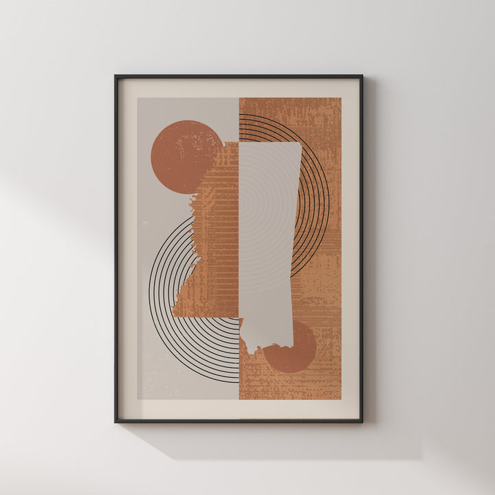 Mississippi Map Boho Wall Art Print | Mid Century | USA | United States of America