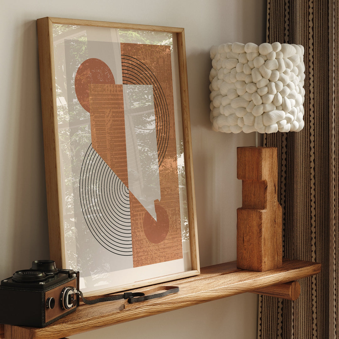 Nevada Map Boho Wall Art Print | Mid Century | USA | United States of America