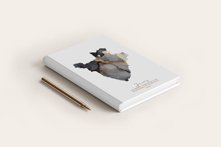 Burundi Travel Journal Personalised Travel Diary Notebook Country Burundi Map Custom Map Planner