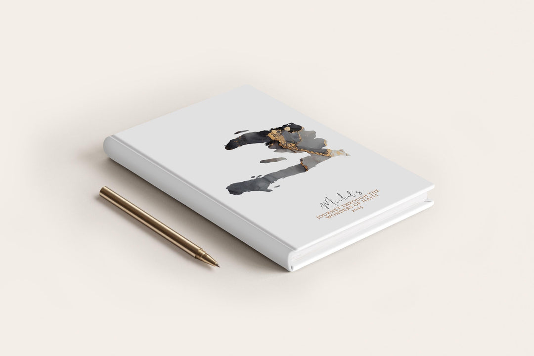 Haiti Travel Journal Personalised Travel Diary Notebook Country Haiti  Map Custom Map Planner