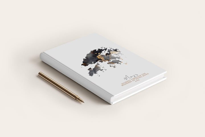 Hong Kong Travel Journal Personalised Travel Diary Notebook Country Hong Kong Map Custom Map Planne