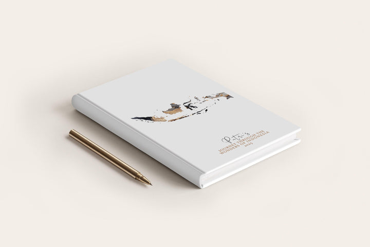 Indonesia Travel Journal Personalised Travel Diary Notebook Country Indonesia Map Custom Map Planner