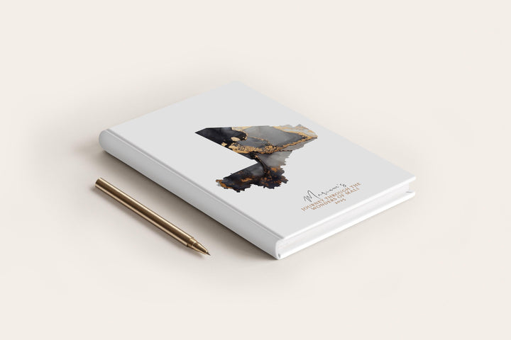 Mali Travel Journal Personalised Travel Diary Notebook Country Mali Map Custom Map Planner