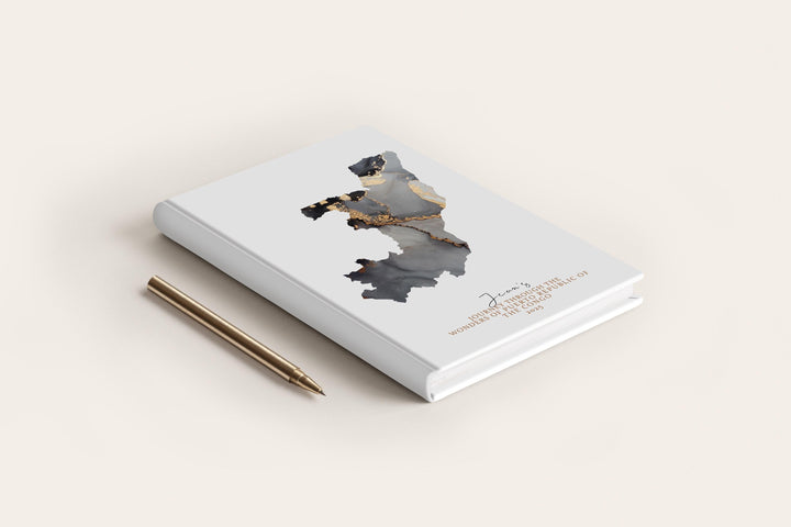 Republic of Congo Travel Journal Personalised Travel Diary Notebook Country Rebublic of Congo Map Custom Map Planner