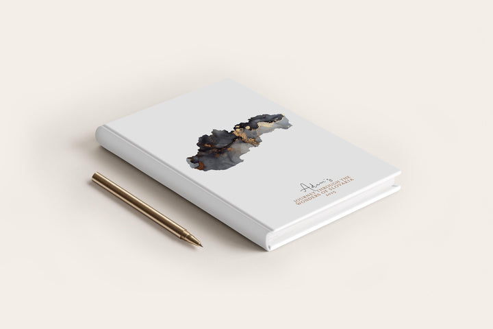 Slovakia Travel Journal Personalised Travel Diary Notebook Country Slovakia Map Custom Map Planner