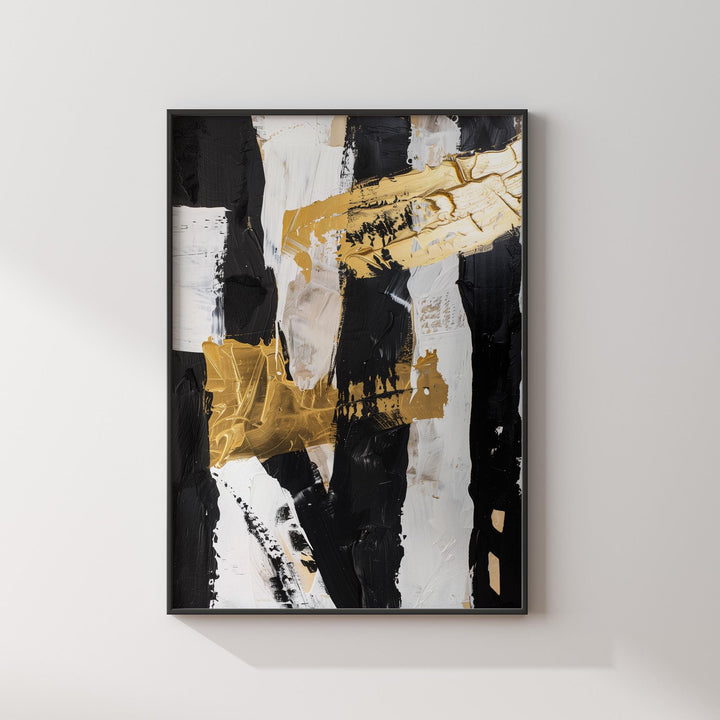 Black & white background Abstract Art Print | Perfect Accent for Modern Decor