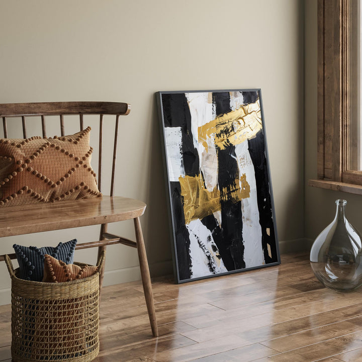 Black & white background Abstract Art Print | Perfect Accent for Modern Decor