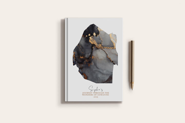 Eswatini Travel Journal Personalised Travel Diary Notebook Country Eswatini  Map Custom Map Planner