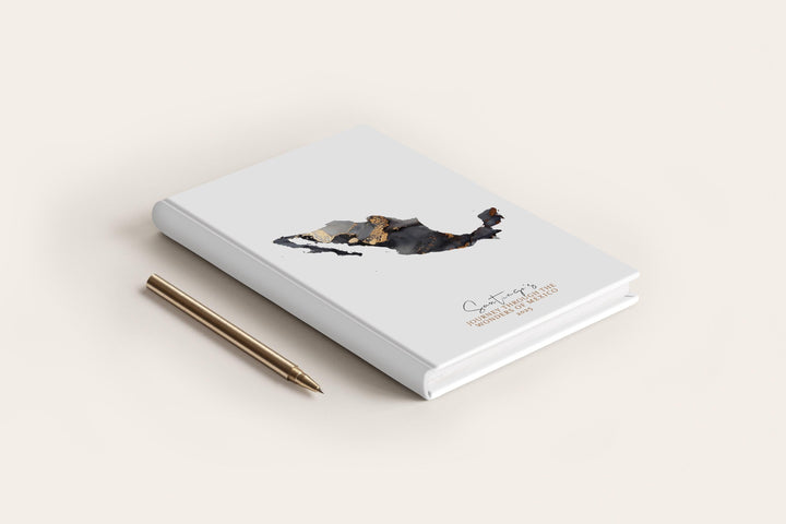 Mexico Travel Journal Personalised Travel Diary Notebook Country Mexico Map Custom Map Planner