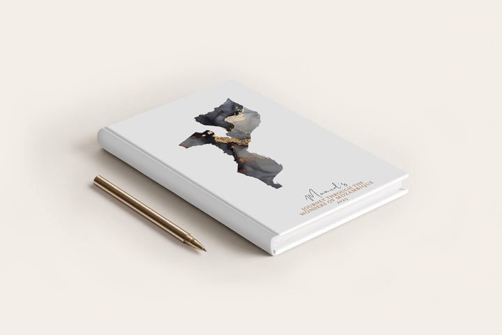 Mozambique Travel Journal Personalised Travel Diary Notebook Country Mozambique Map Custom Map Planner