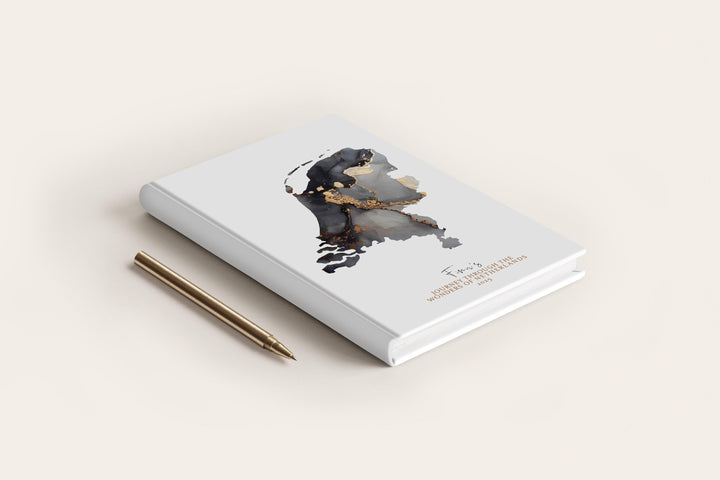 Netherlands Travel Journal Personalised Travel Diary Notebook Country Netherlands Map Custom Map Planner