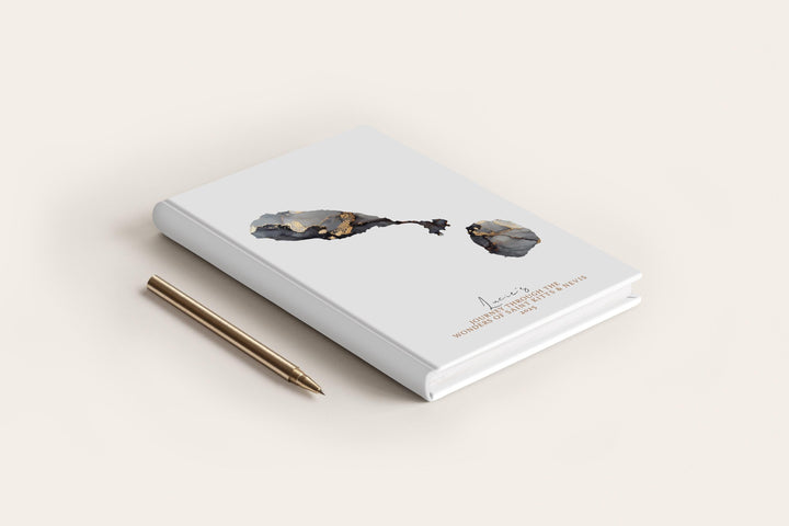 Saint Kitts and Nevis Travel Journal Personalised Travel Diary Notebook Country Saint Kitts and  Nevis Map Custom Map Planner