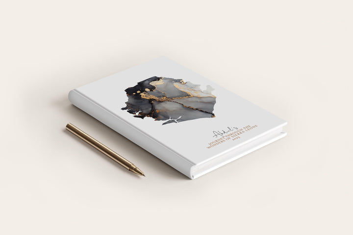 Sierra Leone Travel Journal Personalised Travel Diary Notebook Country Sierra Leone Map Custom Map Planner