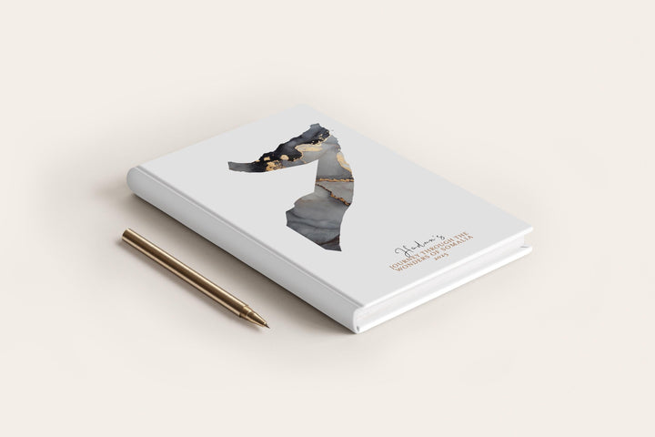 Somalia Travel Journal Personalised Travel Diary Notebook Country Somalia Map Custom Map Planner